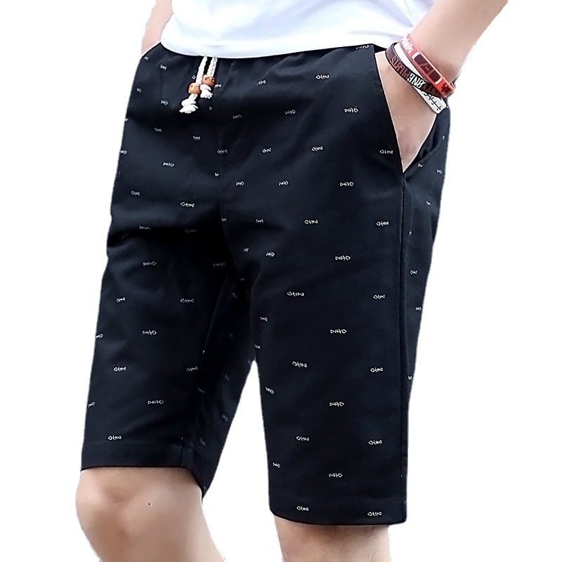 Summer Men's Shorts Pants Cotton Loose Casual Fashion Beach Pants Men's Large Size Trendy Pants in Stock