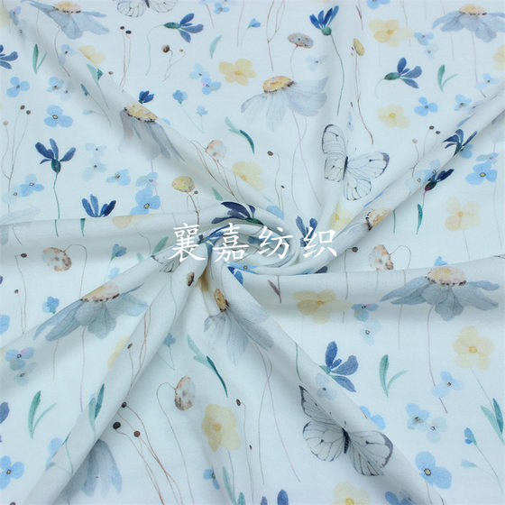 Bamboo Fiber Double Gauze Cartoon Digital Printing Baby Clothing Pajamas Bedding Fabric