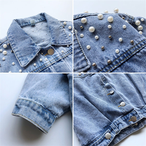 2023 Spring and Autumn New girls' Denim coat children's clothing Korean fashion baby girls' fashionable fashionable Denim jacket fashion
