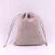 Short plush silver gray; 7cm * 9cm