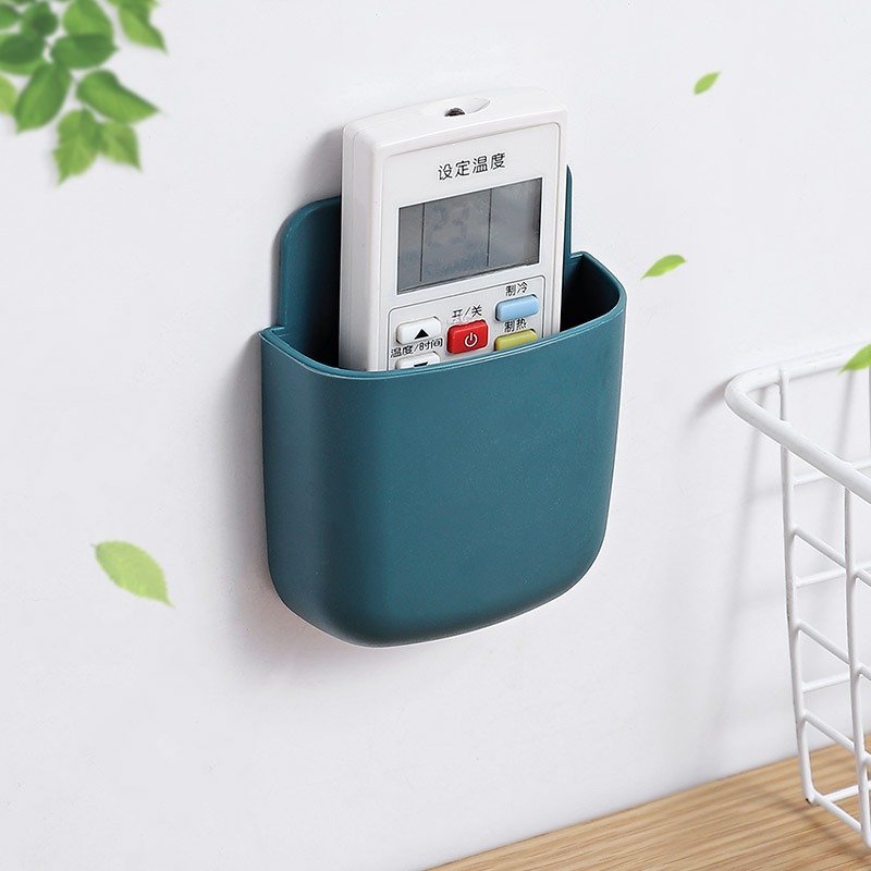 Remote Control Storage Box TV Air Conditioner Wall-mounted Bedside Mobile Phone Charging Rack Storage Non-punching Storage Rack