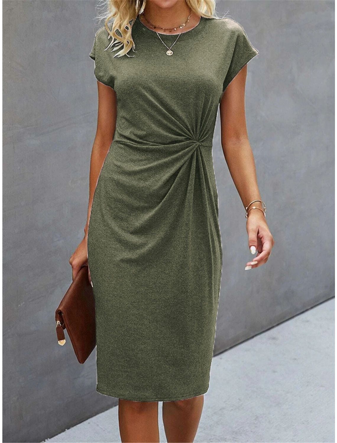 [Spot] TEMU women's pleated dress
