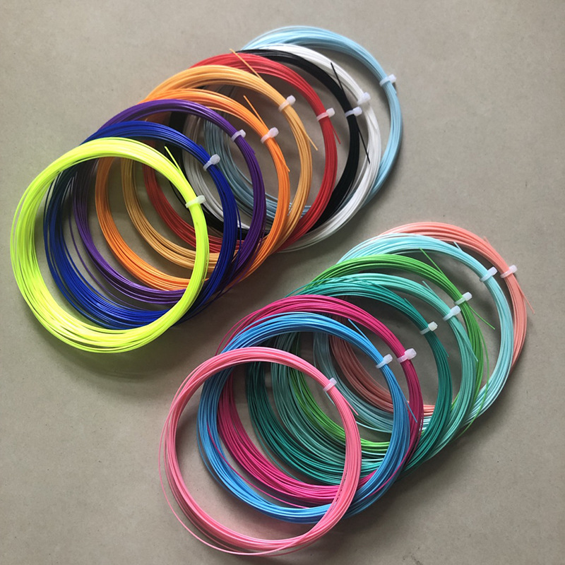 Badminton line 65 badminton racket line mesh line 0.7mm high pound resistant high elastic training bulk factory wholesale