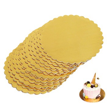 Round Cake Boards 6 8 Inch Food Packaging Trays Corrugated Cardboard Cake Bases Wholesale Price