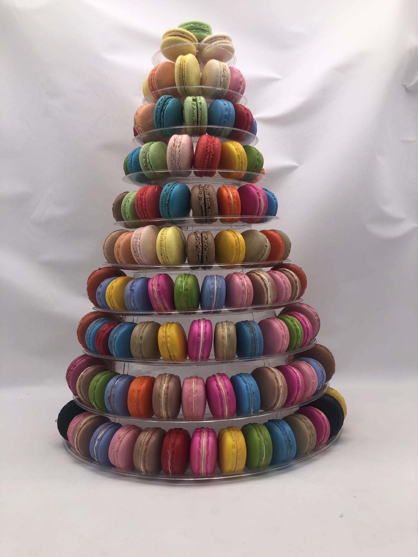 Macaron display stand 10-layer macaron display stand cake stand wedding display stand without base