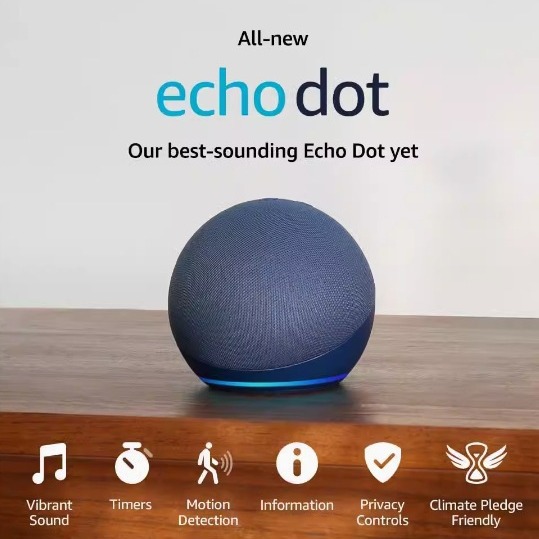 5Th Generation Alexa Smart Voice Speaker Amazon Echo Dot5 Pop Amazon Smart Speaker
