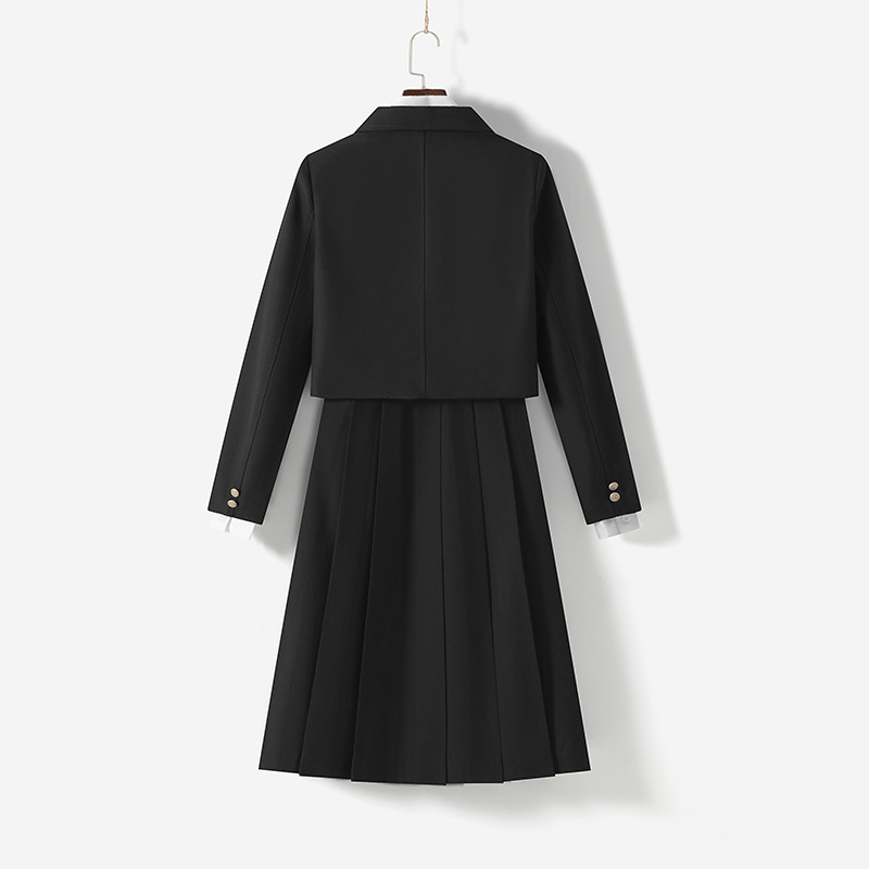Original JK uniform suit jacket women's pleated skirt genuine Japanese milk protection skirt student class clothes college style suit