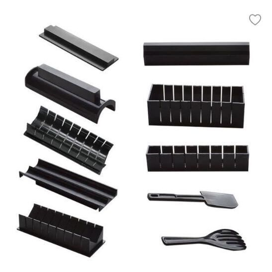 Sushi rice ball mold 11-piece sushi DIY Laver rice multifunctional cooking tool set