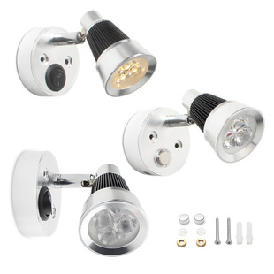 12-24V led new RV Yacht Marine reading light 3W 12V24V RV light cross border hot sale