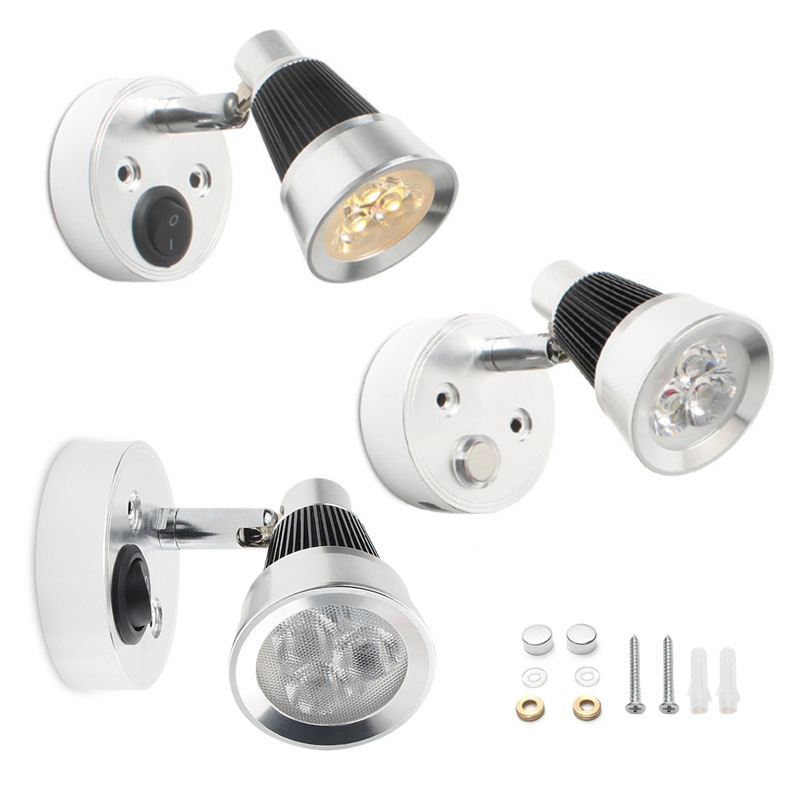 12-24V привело новый RV яхта морской свет для чтения 3W 12V24V RV свет трансграничной горячей продажи