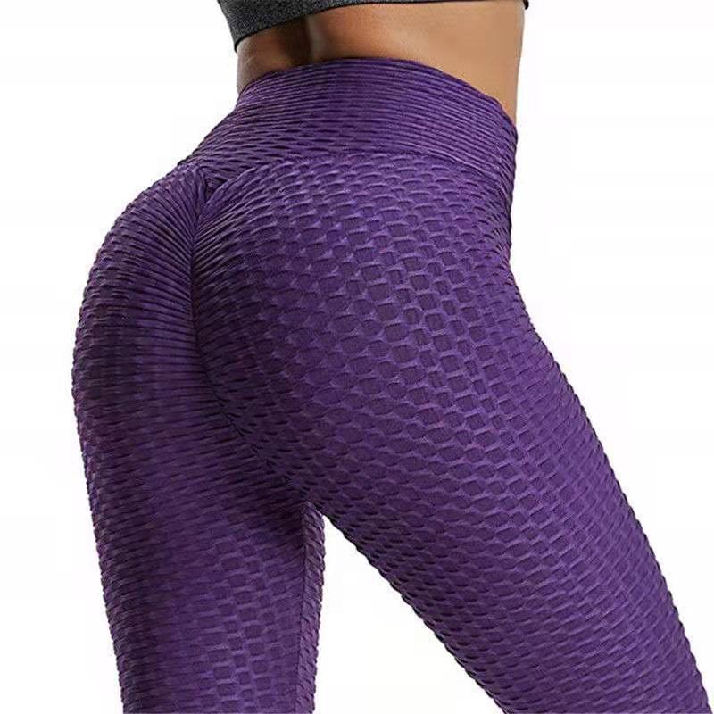 2020 Amazon Bubble Pants Sweat-wicking High Elastic Slim-fit Hip Leggings Women's Yoga Pants Women's Yoga Bra