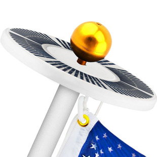 Solar Flagpole Light Outdoor Waterproof Super Bright Tent Camping Light Outdoor Decorative Light US Export