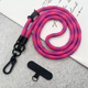 Oblique hanging [wave rose purple] connecting piece