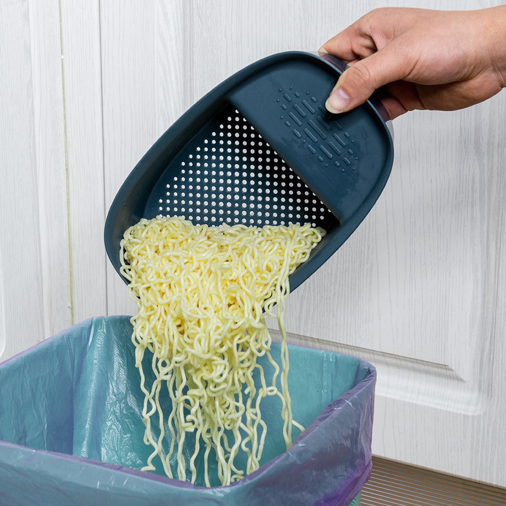 Shake Tone Kitchen Saddle Drain Basket Sink Kitchen Waste Drain Hanging Basket Sink Vegetable Drain Rack Storage Rack