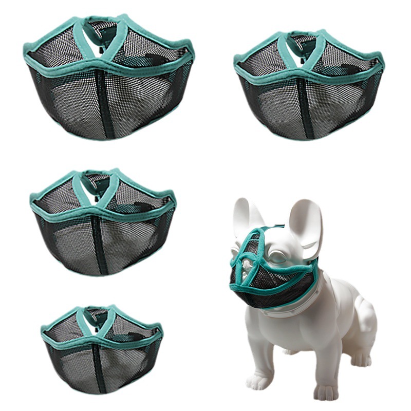 New short mouth dog set anti-barking bite anti-eating mouth set breathable Bulldog applicable spot manufacturers direct supply