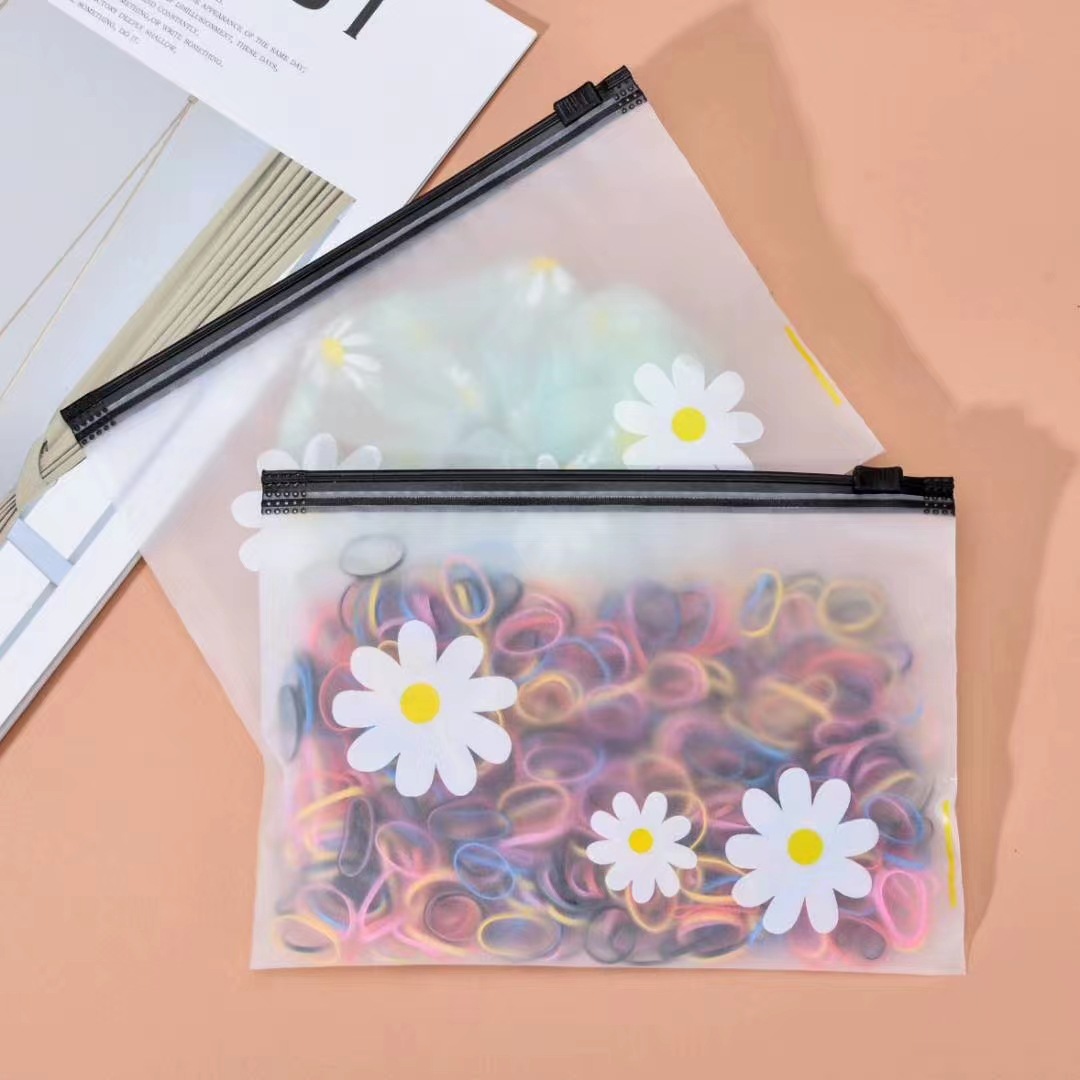 Transparent clothing zipper bag socks packaging bag pe zipper bag matte ziplock bag T-shirt underwear plastic bag