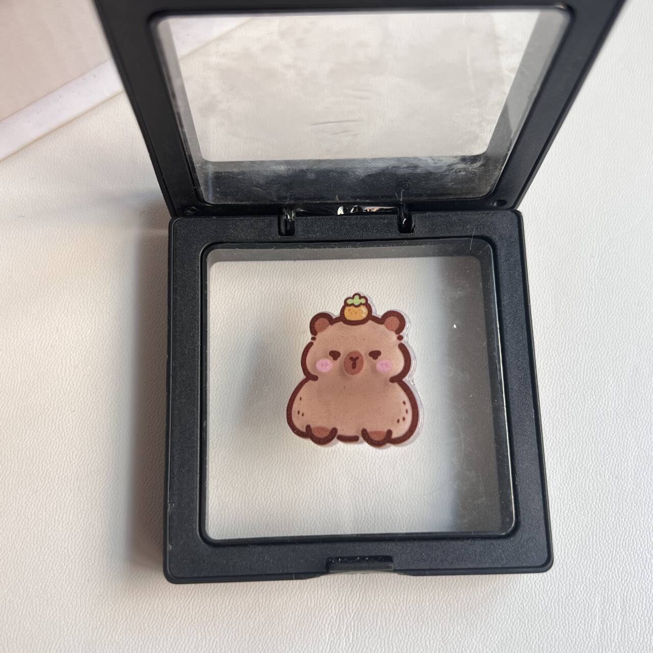 Mignon petit capybara volant épingle à cheveux fille coeur doux Maillard bec de canard pince étudiante frange pince latérale pince coiffure femme_voghion.com