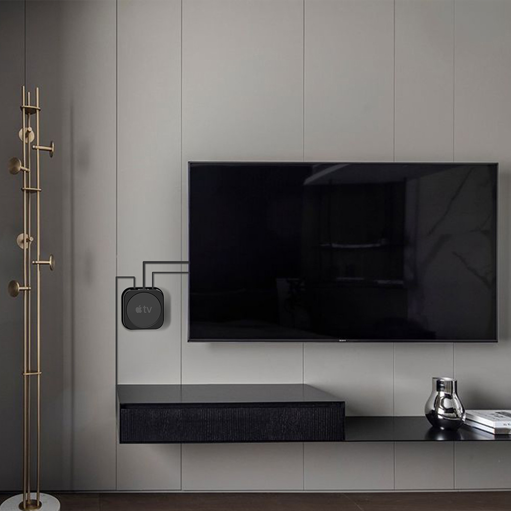 Cross-border private mode anti-theft bracket is suitable for APPLE TV MOUNT APPLE TV box set top box wall MOUNT bracket