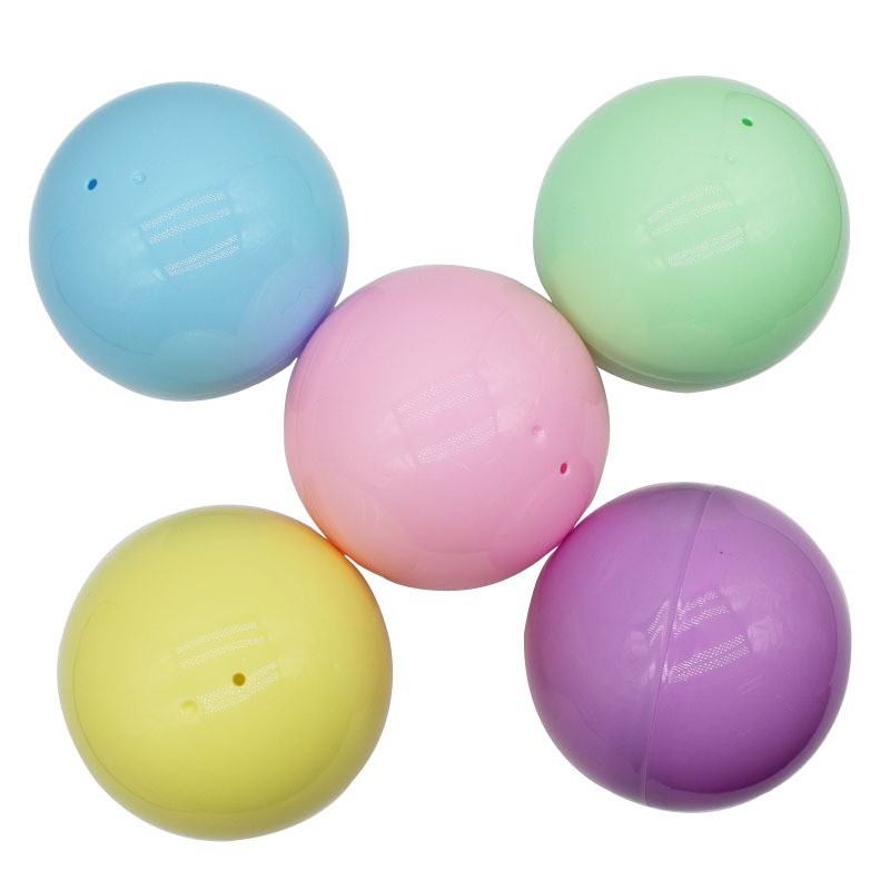 Macaron Color Round 32 45 50 65 75 100 120mm Large Plastic Balls Children's Toy Gashapon Shell Toy Ball