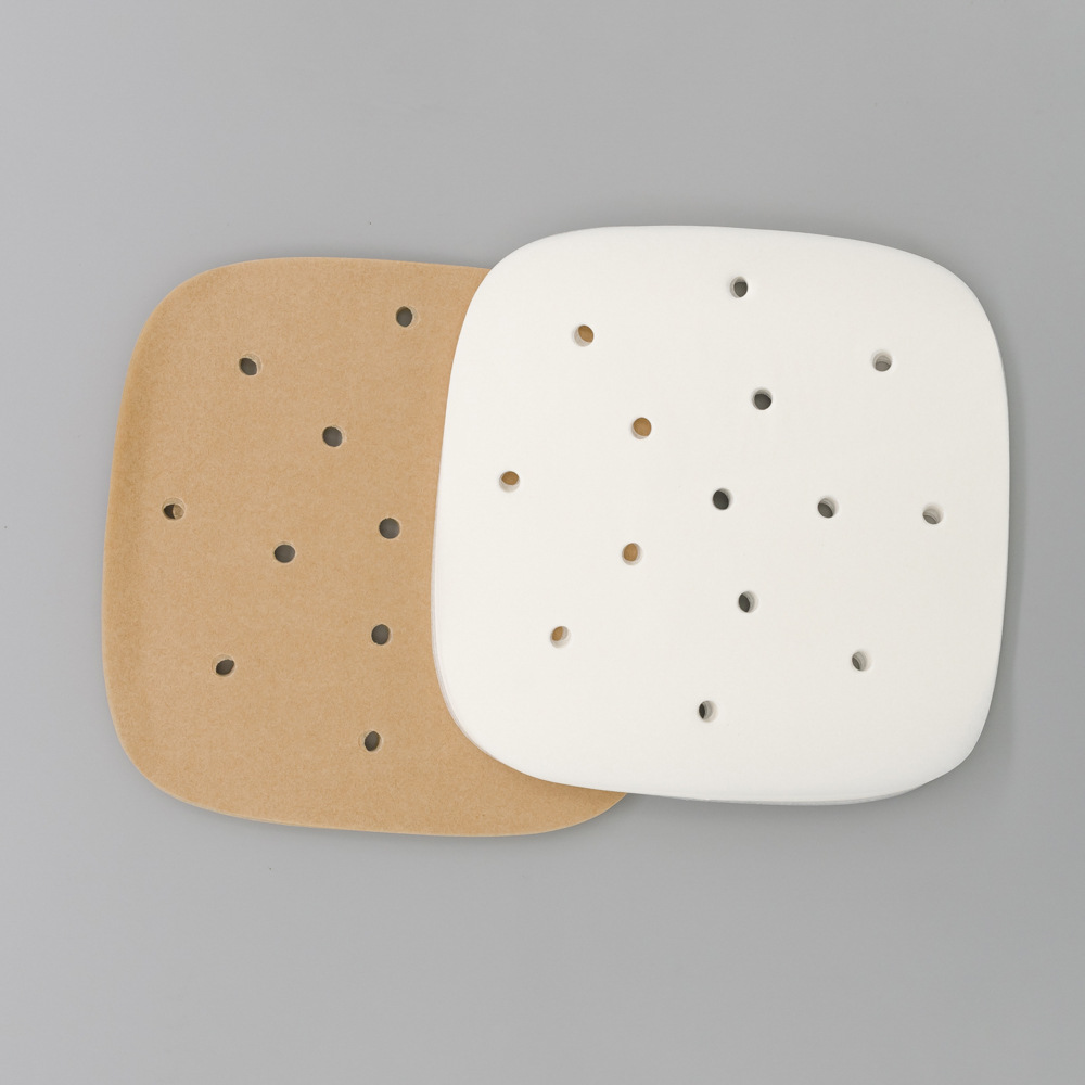 Amazon Hot Selling Air Fryer Cushion Paper Log Color Non-stick High Temperature Resistant Air Fryer Baking Paper Oil Absorbing Paper