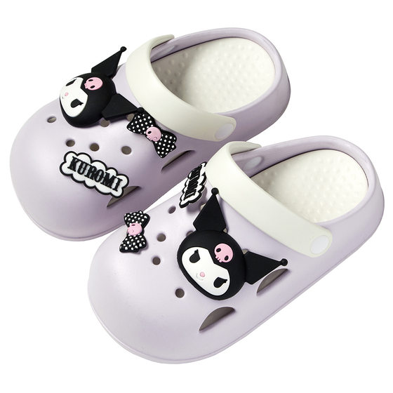 Happy Mary Sanrio Children's Slippers Girls' Cute Non-slip Outer Hole Shoes Girls' Parent-child Beach Outer Wear Shoes