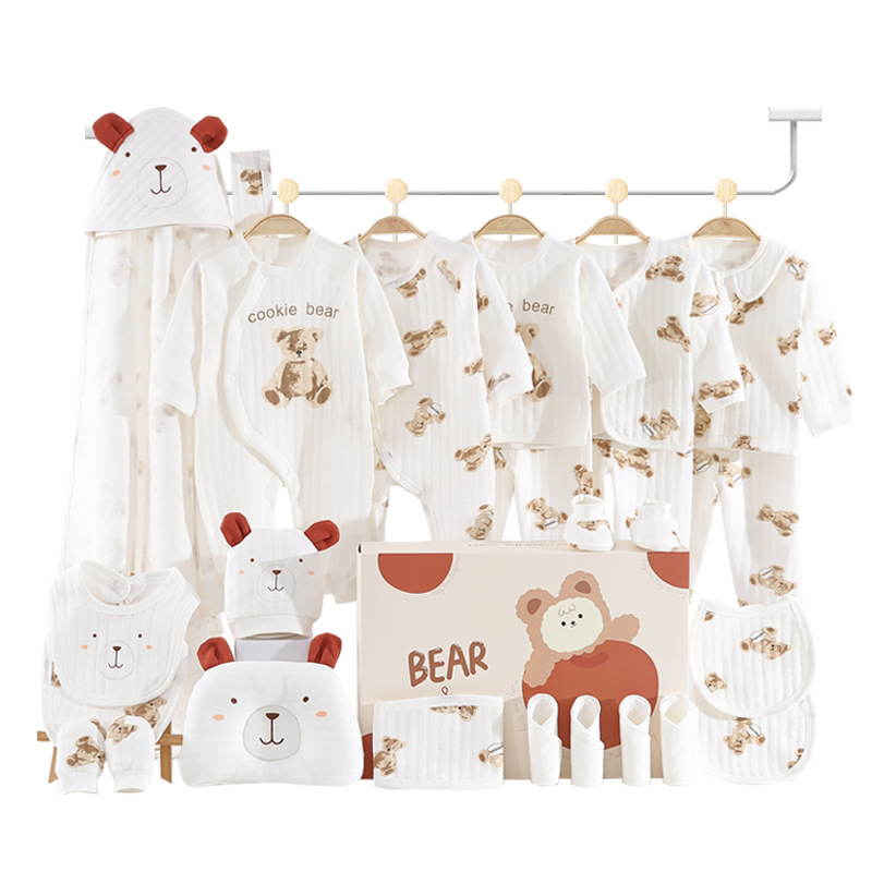 Newborn Gift Box Spring Autumn and Winter Baby Clothes Newborn Full Moon Baby Suit Newborn Supplies High-end