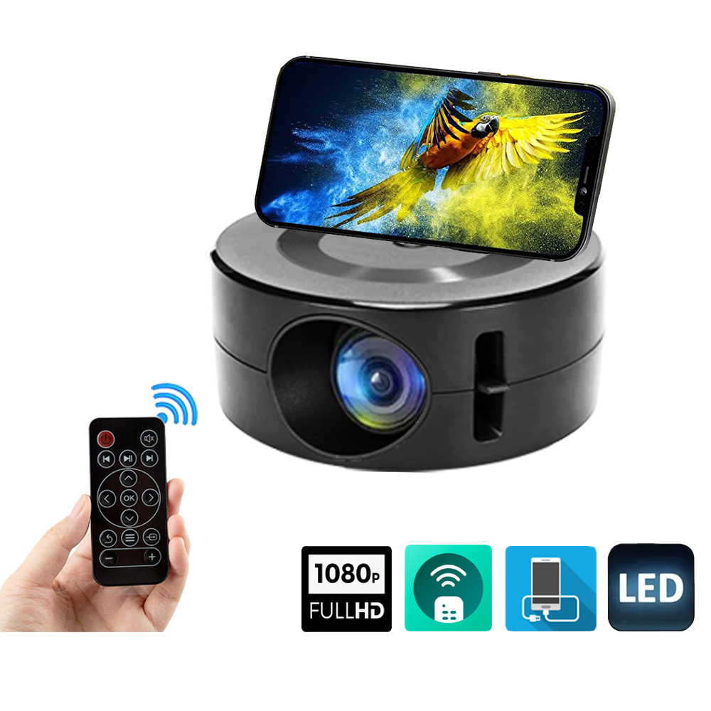 Portable Projector home theater 1080p Android smart HD 4K home wireless projector cross-border version