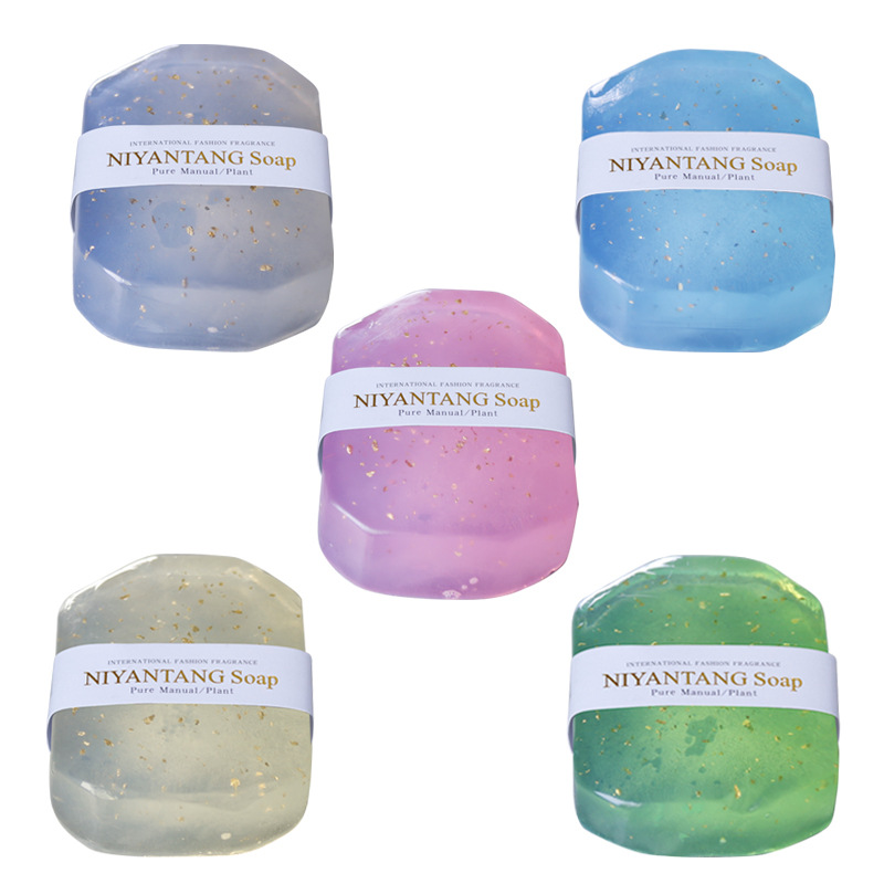 Hyaluronic Acid When Condensing Aurora Gem Cleansing Hand-made Soap Mite Removing Mite Oil Acne Removing Face Soap Diamond Blackhead Removing Soap