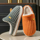 Winter Cotton Slippers Female Couple Home Warm Maomao Indoor Household Heel Men's Thick-soled Postpartum Cotton Shoes