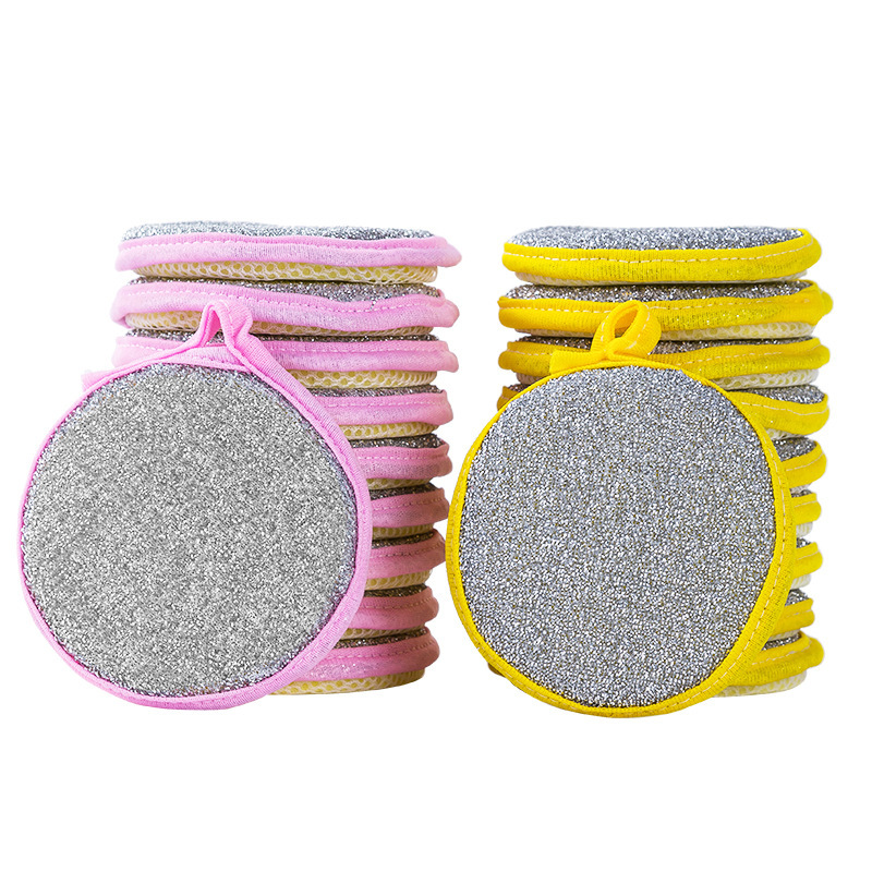 Double-sided Sponge Wash Bowl Does Not Stain Oil to Remove Oil Dish Cloth Magic Kitchen Brush Pot Brush Bowl Sponge Wash Wholesale