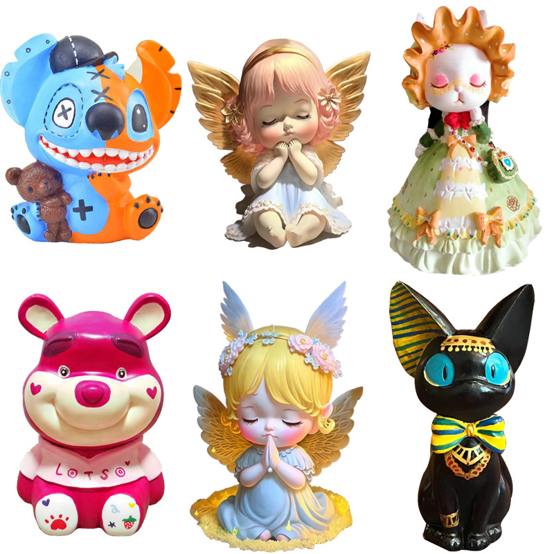 Internet celebrity drop-resistant vinyl graffiti plaster doll large white embryo children's handmade diy coloring painted stall wholesale