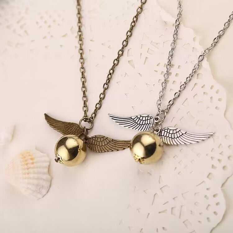 Harry Potter Golden Snitch Deathly Hallows Bracelet Necklace Foreign Trade Creative Peripheral Alloy Vintage Jewelry Wholesale