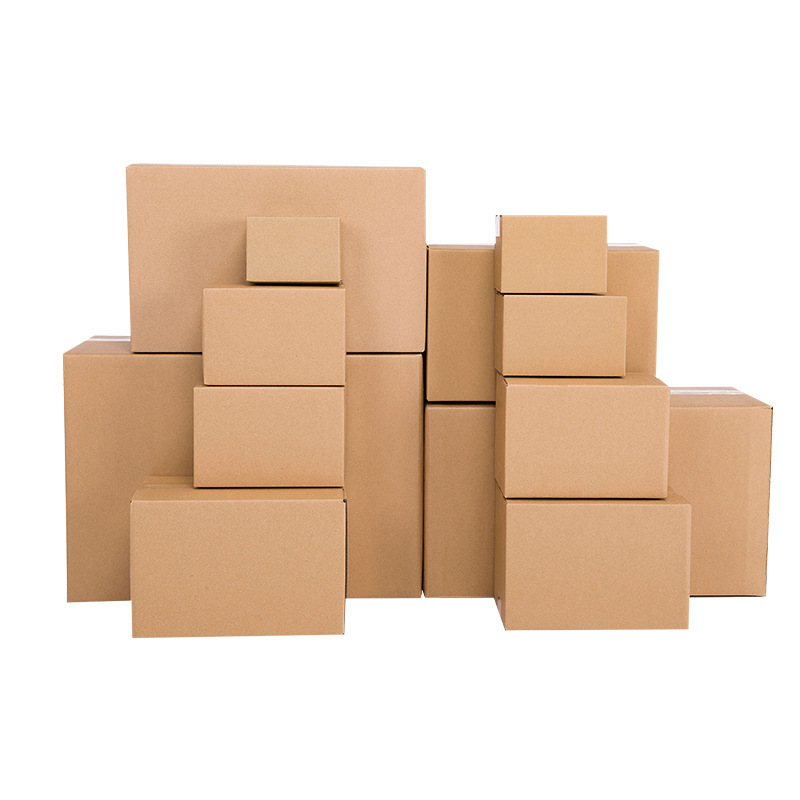 Express Carton Logistics Postal Thickened Packaging Extra Hard Plus Hard Anti-fall Half-high Rectangular Packaging Box Packaging