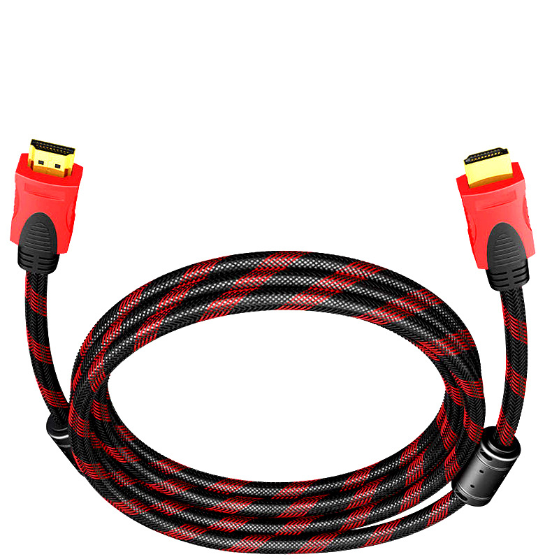 hdmi cable red and black net 1.4 1080p computer monitor TV set-top box cable HD cable