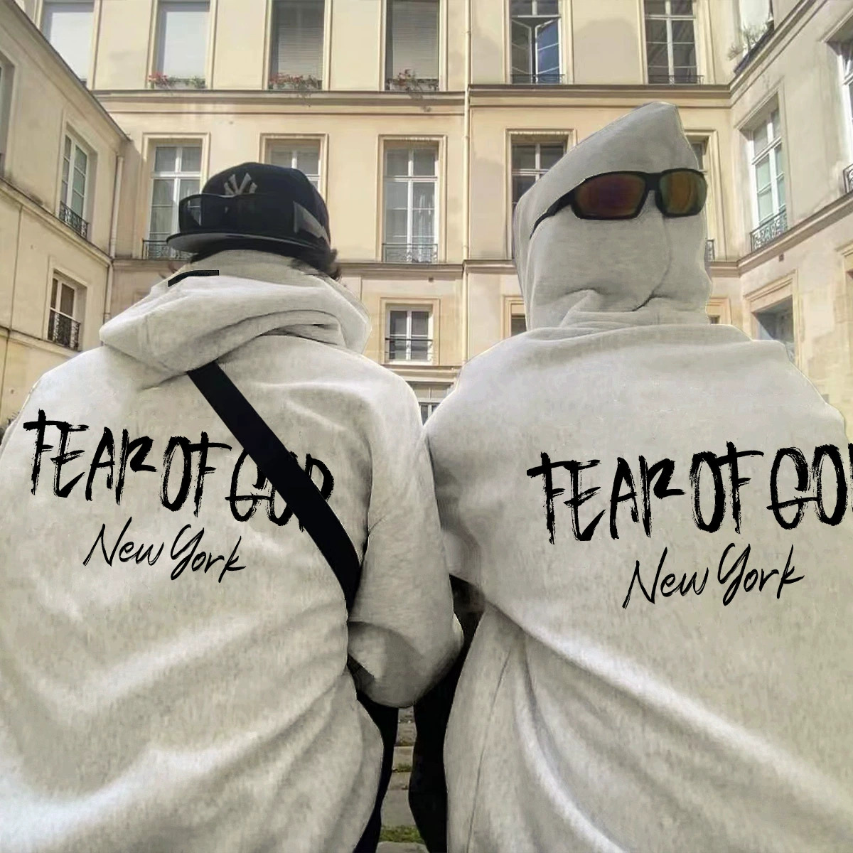 FEAR OF GOD double line ESSENTAILS American New York limited hoodie hooded sweater coat trendy couple
