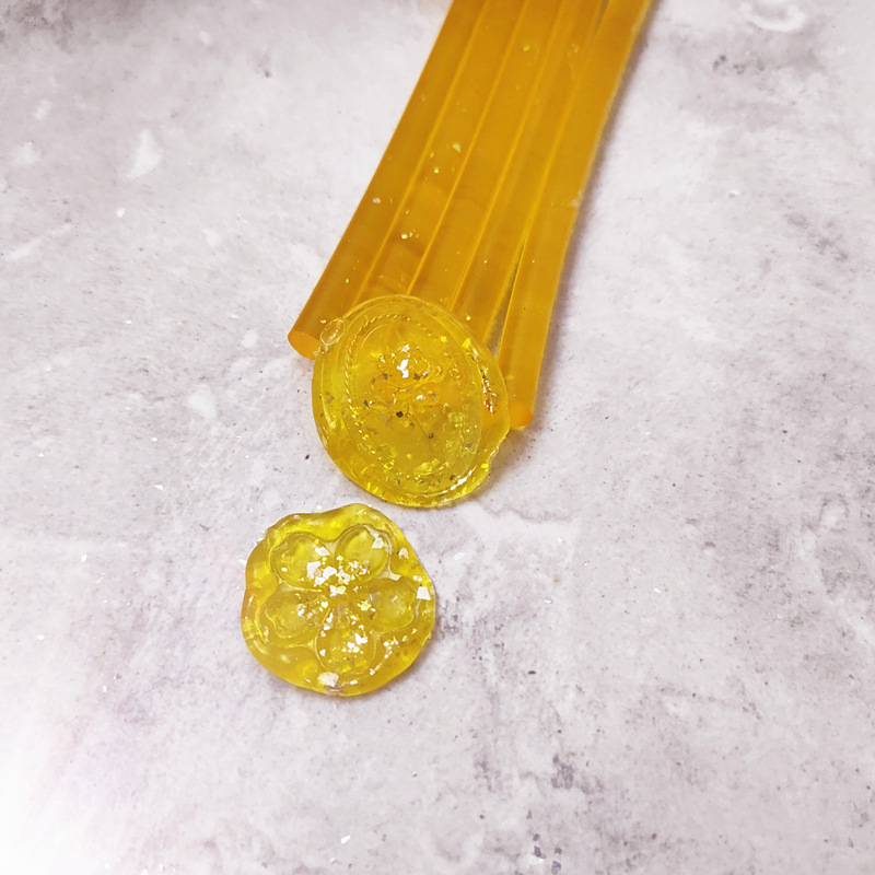 Color Transparent Monochrome Link Ceramic Wax Transparent Yellow Transparent Gold Constantly Not Broken Not Hard Transparent Color Fire Paint