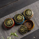 Ceramic Incense Burners Home Yiwu Wholesale Incense Kiln Change Ge Kiln Incense Burners Temple Aromatherapy Plate Tower Incense Small Plate Incense Burners