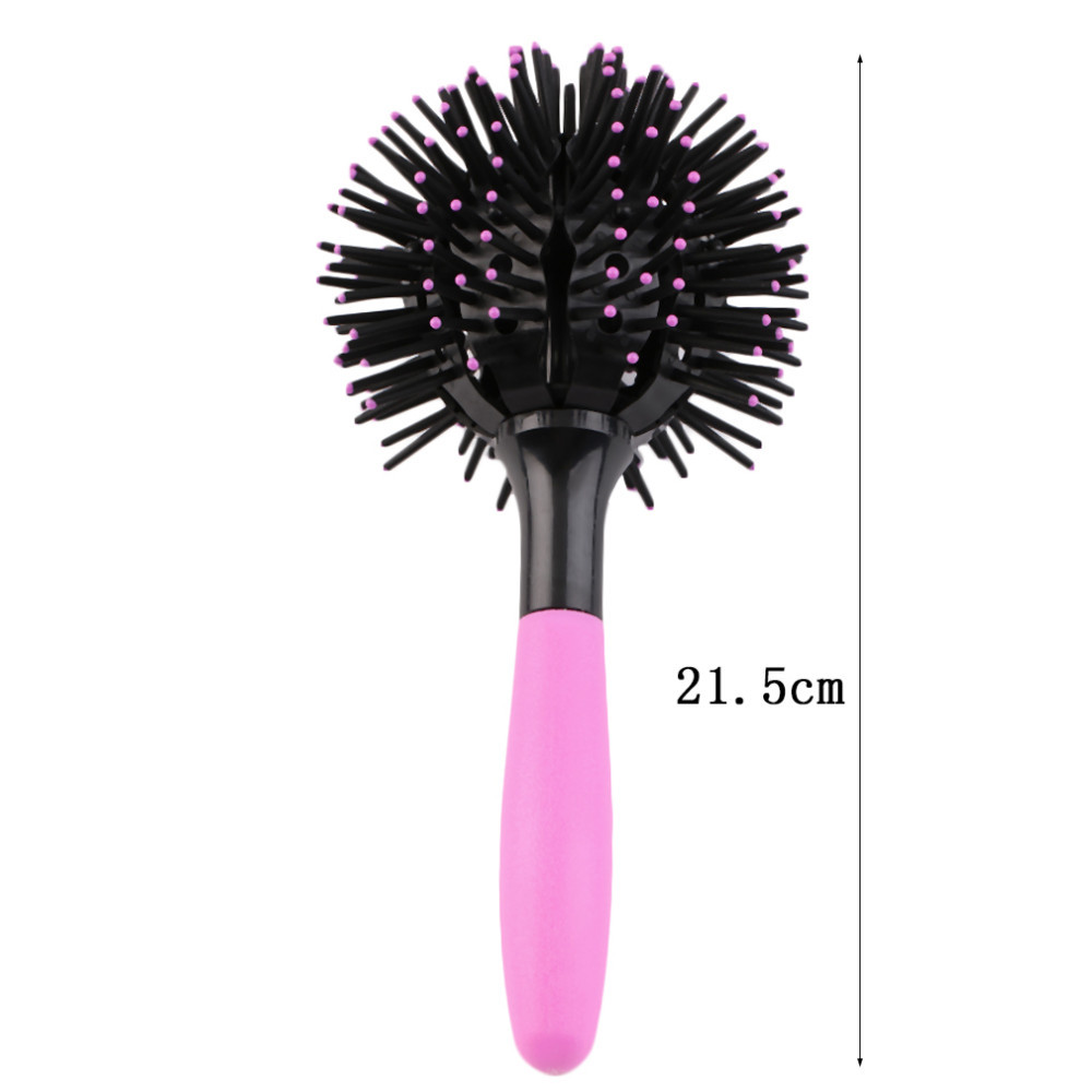 New 3D hair comb Japanese and Korean spherical curling hair comb air shape comb eight claw spherical 3D massage comb wholesale