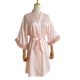 French Style Nightgown Women's Summer High-end 2024 New Style Sexy Morning Gown Imitation Silk Pajamas Long-sleeved Outer Gown Spring and Autumn