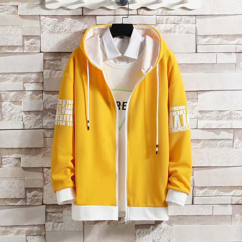 Long zipper top yellow
