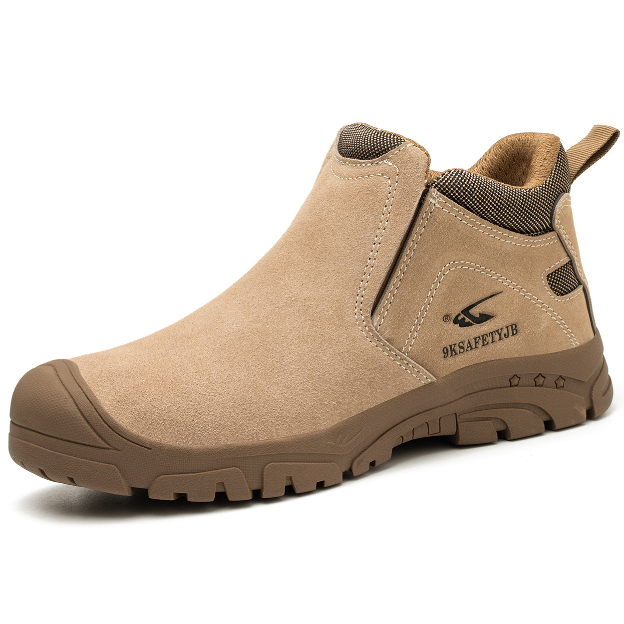 Cross-border New Labor Protection Boots Anti-smashing Anti-puncture Steel Toe Safety Protective Shoes Wear-resistant Light Protective Boots