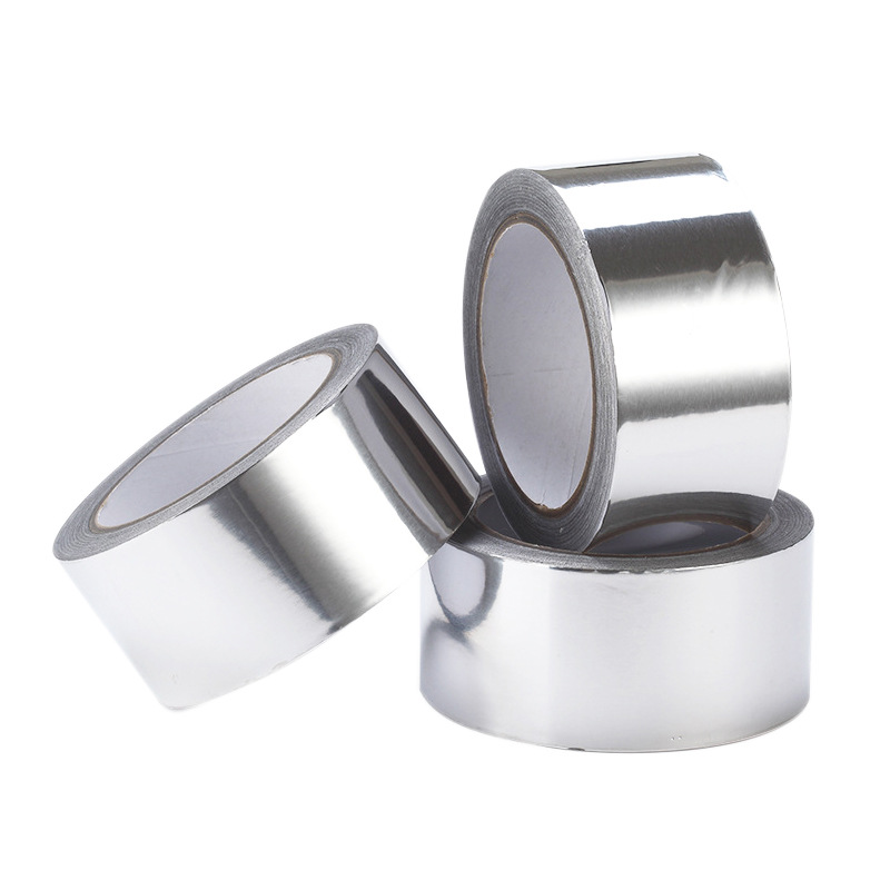 Aluminum Foil Tape Thickened Temperature Resistant Range Hood Water Heater Smoke Exhaust Pipe Waterproof and Leakage Repair Conductive Tin Foil Paper Self-adhesive
