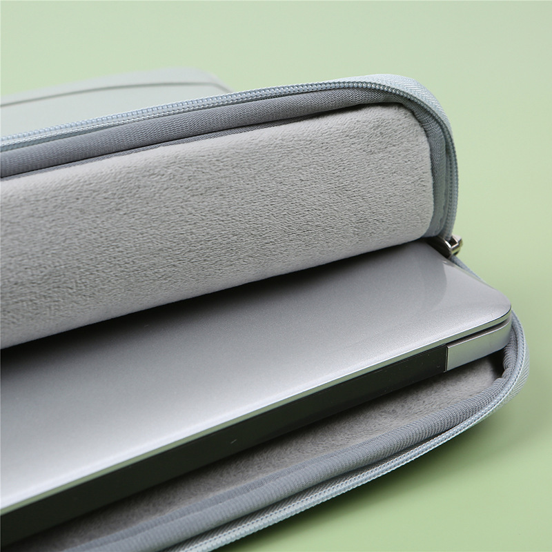 Candy Color Tablet Inner Bag Velvet Thin Women's Notebook Portable Shoulder Bag Cross-Border