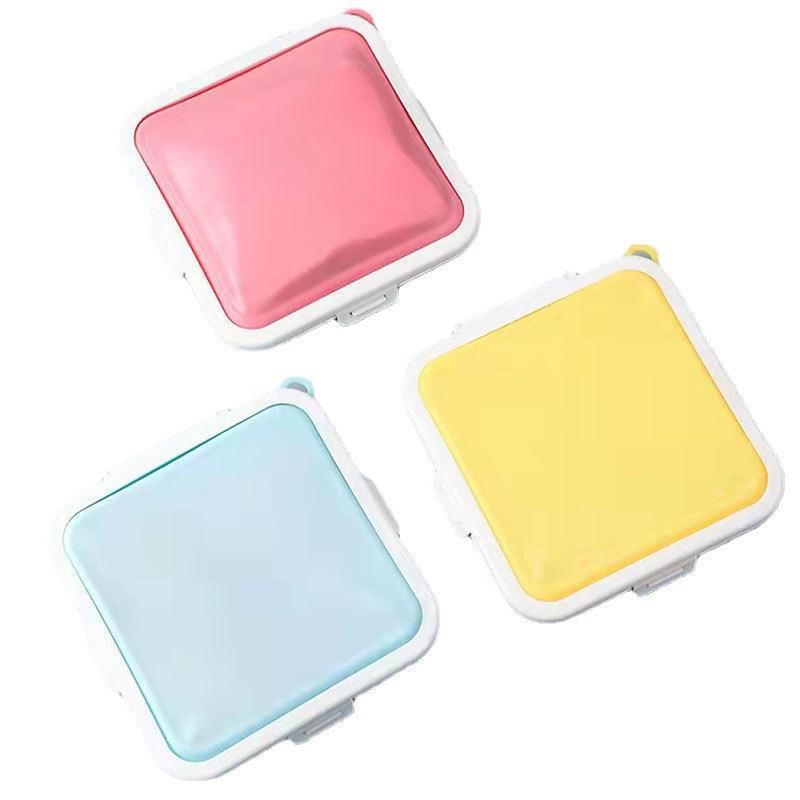 Sandwich Bread Fresh Storage Box for Office Workers and Students Silicone Portable Lunch Box for Heating and Sealing