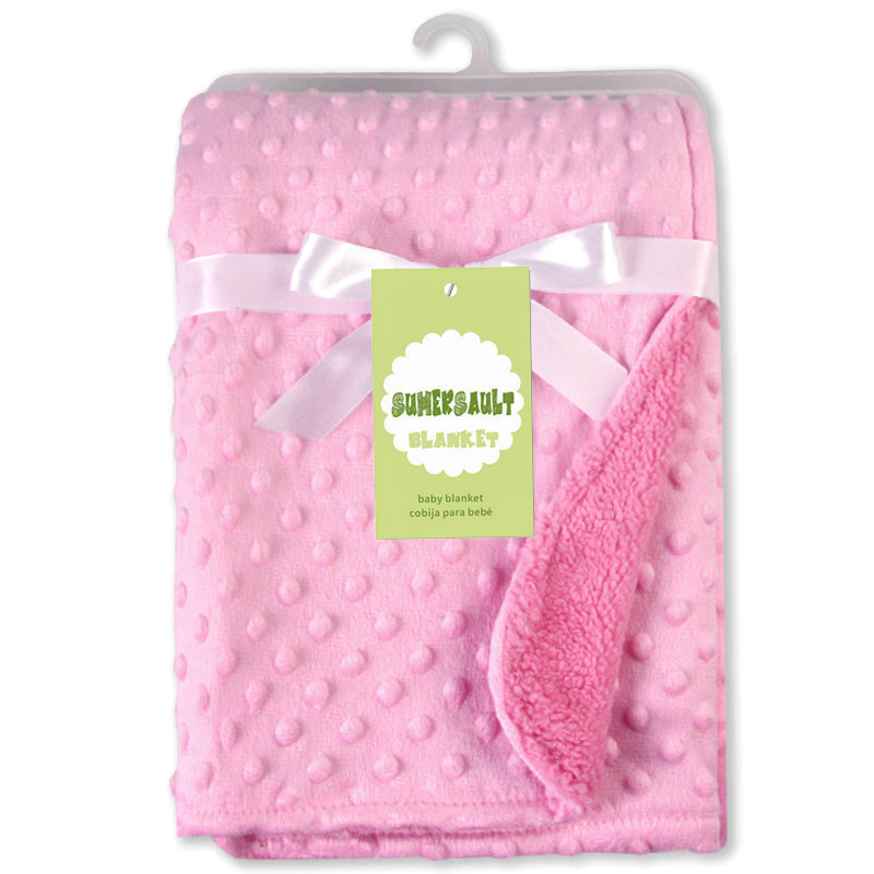 Autumn and Winter bubble blanket beanie plush blanket baby blanket short velvet foam air conditioning blanket lambswool casual blanket