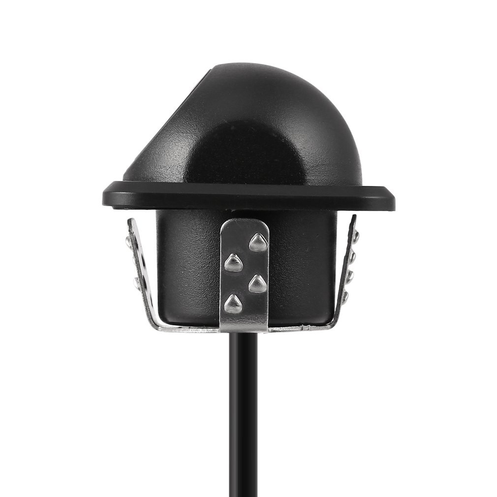 4 lights car reversing camera small straw hat CD4 lights LED square night vision car camera