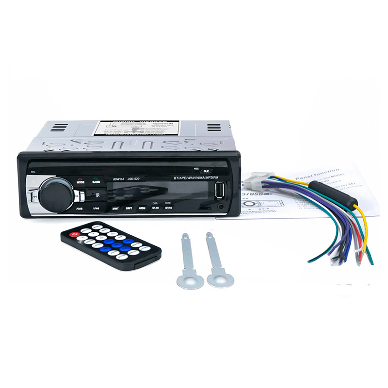 Car mp3 car Bluetooth mp3 player Factory Direct card radio car MP3 stereo JSD520