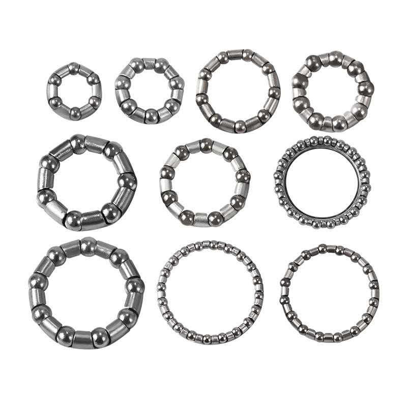 Bicycle front fork ball Bowl set bicycle bead frame mountain bike head front middle rear axle one-piece ball frame bearing accessories