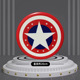 Children's Soft Frisbee [Red Five-pointed Star]]