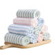 Thickened wave dish cloth rag household cleaning kitchen oil removal household lazy cleaning absorbent not easy to lint